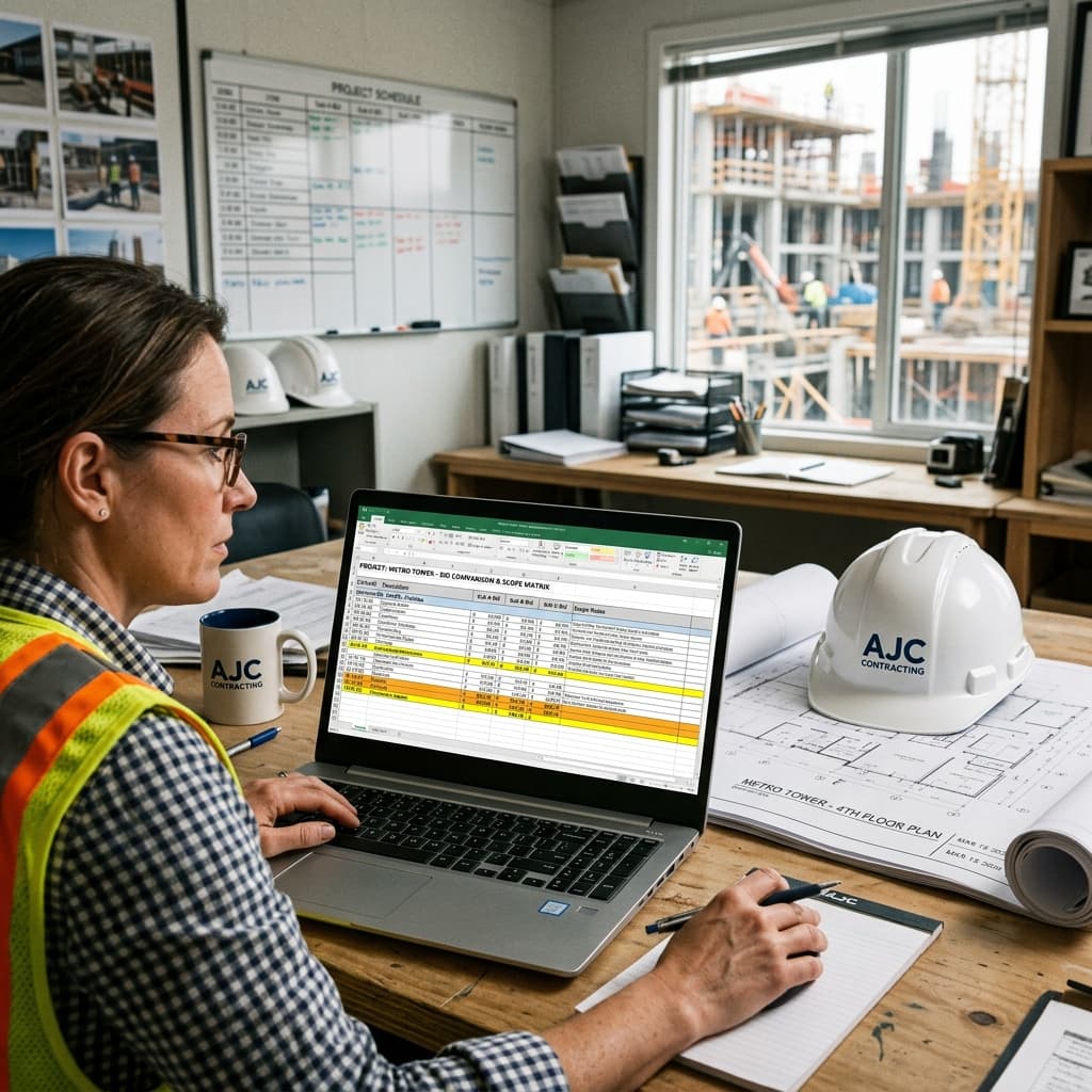 The Contractor's Guide to Bid Leveling & Subcontractor Scopes